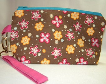 Floral Zipper Bag 7829