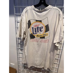 Vintage 1999 Larry Dixon NHRA Top Tanktop Miller Lite XL All Sport Bild 2