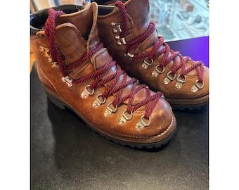 80s Danner Hiking Boots Vintage Style 46490 Brown Leather  display picture 3