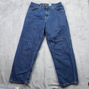 Y2k Levis SilverTab Baggy Blue Jeans Skater Street Y2K 2001 Men's 32x34