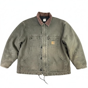Vintage Moss Green Carhartt Jacket - Etsy