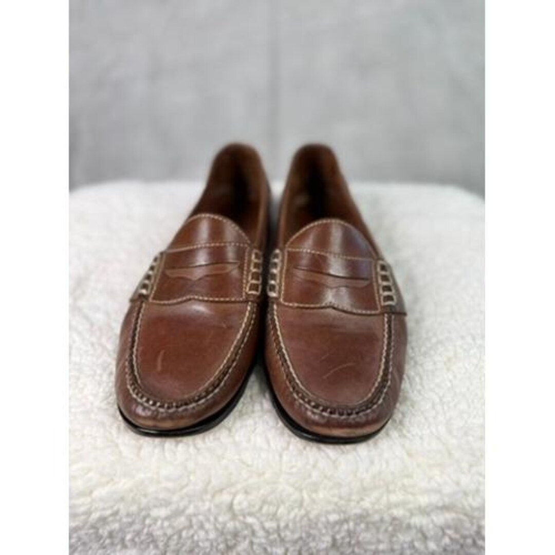 Cole Haan Mens 10 D Brown Leather Penny Loafers Classic Slip  display picture 1