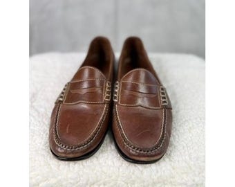 Cole Haan Grand 360 Shoes Men\'s 10.5M Brown Loafers Leather Slip On Cole Haan Shoes Mens 10 Brown Grand 360 Loafers Penny  main image 3