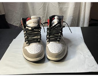 Zapatillas de baloncesto Air Jordan 1 High OG Stealth Grey White Black Red para hombre