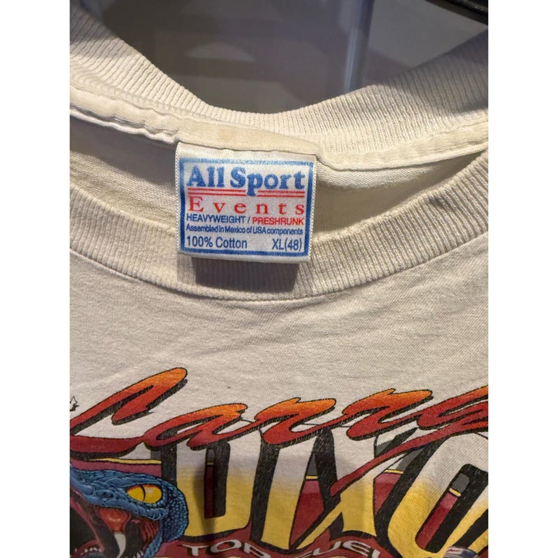 Vintage 1999 Larry Dixon NHRA Top Tanktop Miller Lite XL All Sport Bild 3