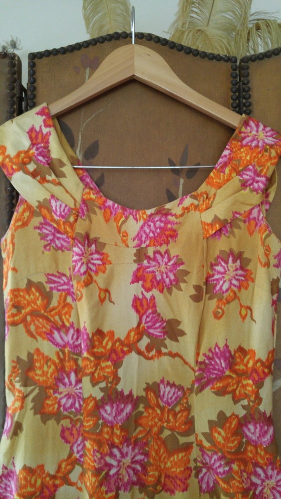70s maxi flowered Hawaiian dress by Liberty House - image 3
