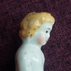 Antique Victorian rare frozen Charlotte, glazed porcelain/ China in wonderful condition bild 3