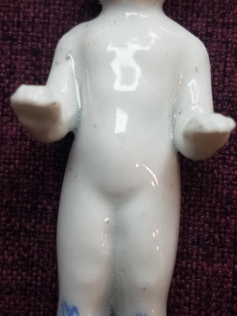 Antique Victorian rare frozen Charlotte, glazed porcelain/ China in wonderful condition bild 8