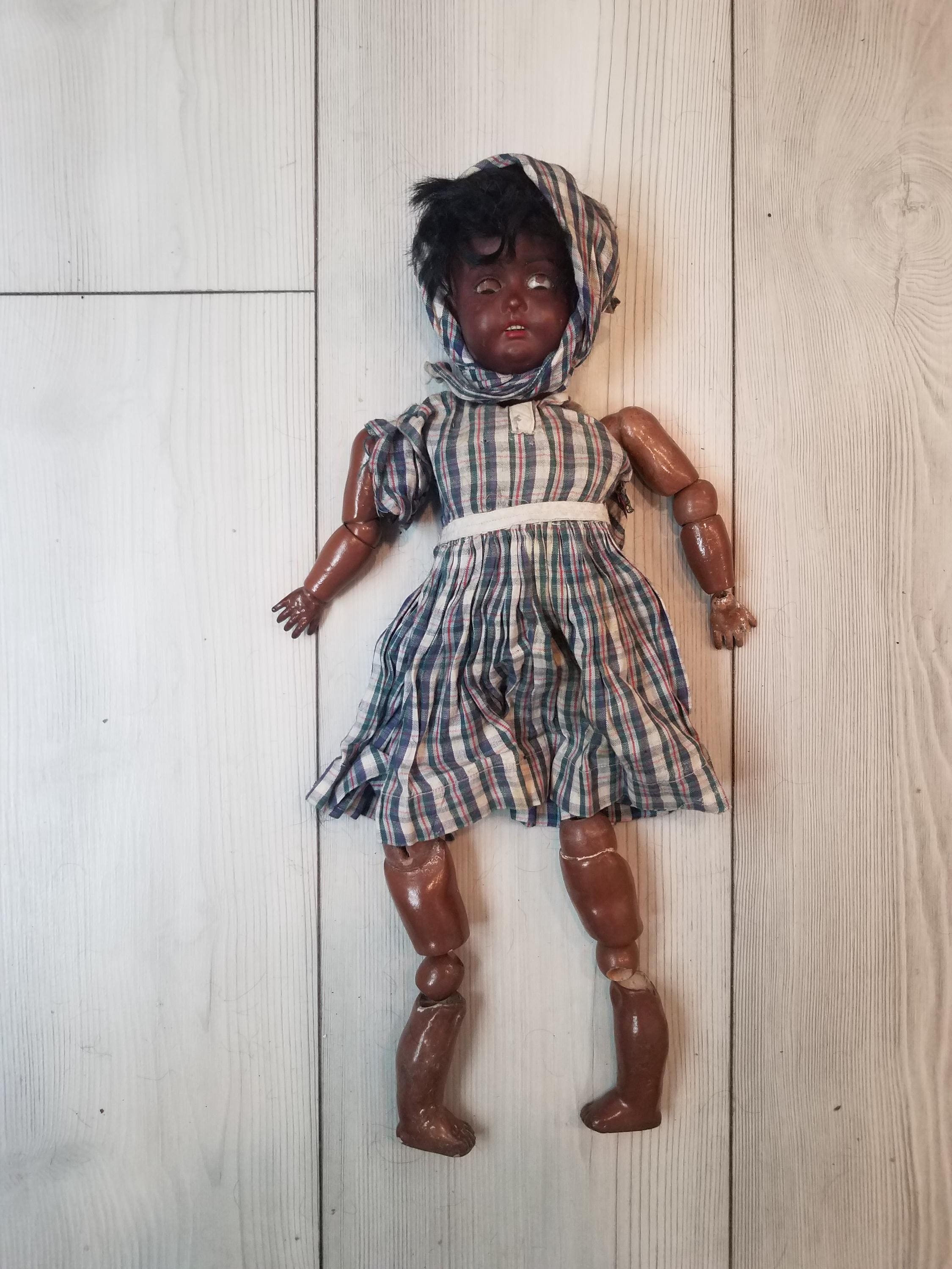 Antique Black Doll
