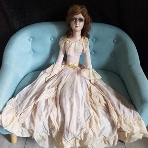 1920s antique french boudoir doll