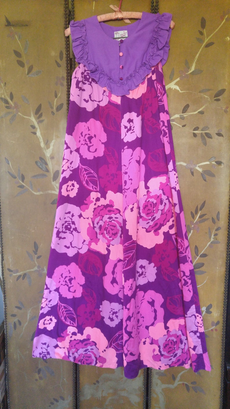 Purple Flower Power Dress