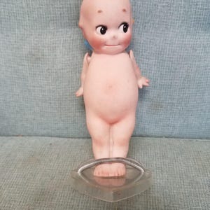 Antike Kewpie-Puppe aus Bisquitporzellan von 1910 mit Originaletikett von Lipman Wolfe and Co