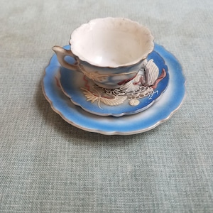 Antique Japanese Dragon Tea Set Blue - Etsy
