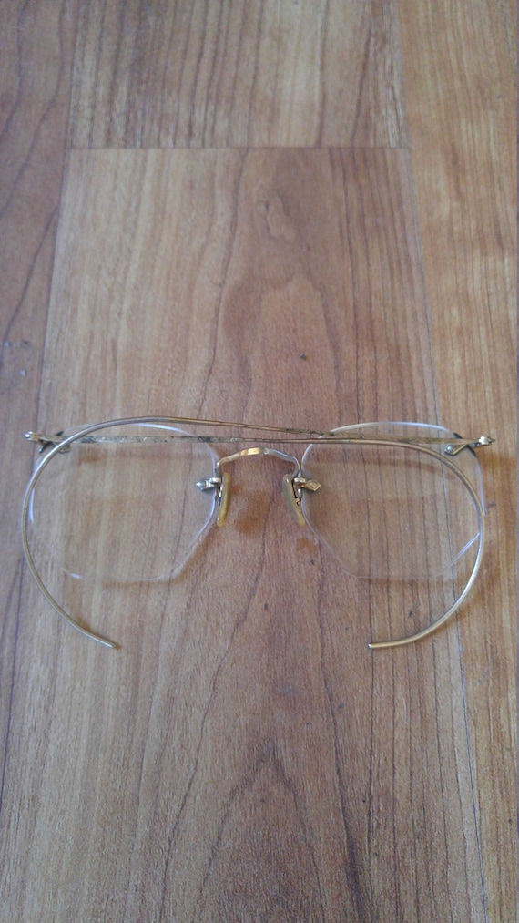 30s hexagonal ful vue gold filled spectacles - image 2