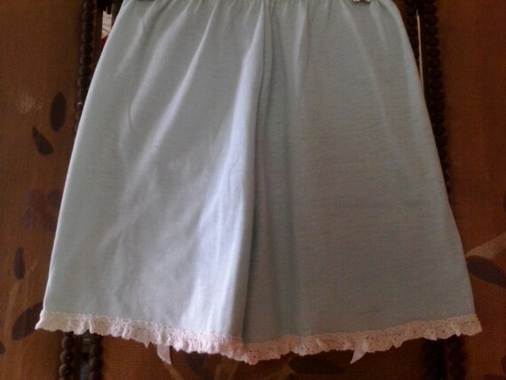 80s Neiman Marcus turquoise and cream lace pantie… - image 4