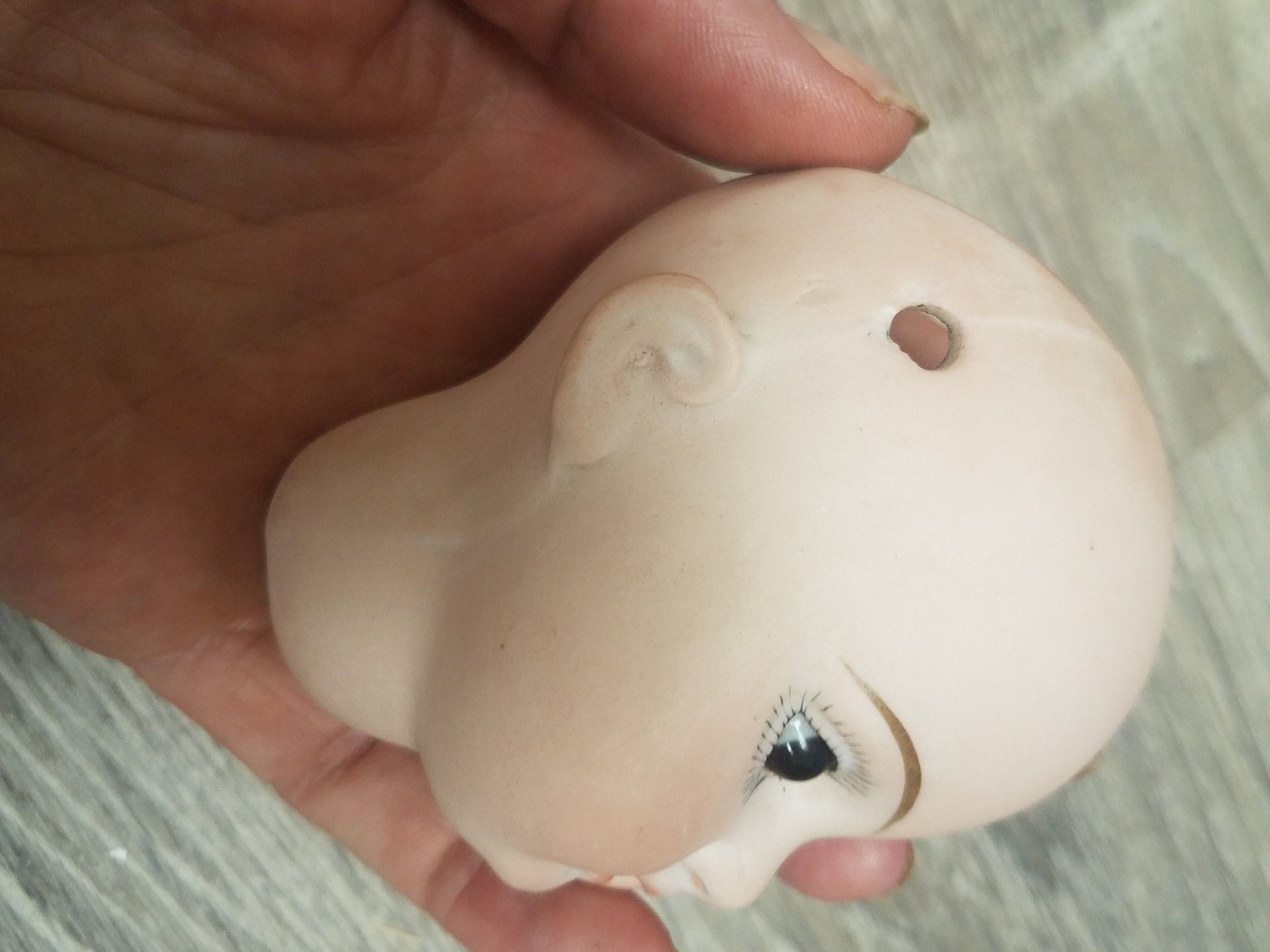 ANCIENNE TÊTE DE Poupée en Porcelaine EUR 30,00 - FR
