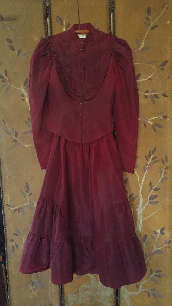 70's Rare Gunne Sax / Jessica's Gunnies 2 piece bu