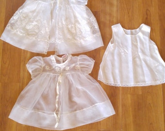 70s Madonna Christening set 3 piece for baby girl in original box