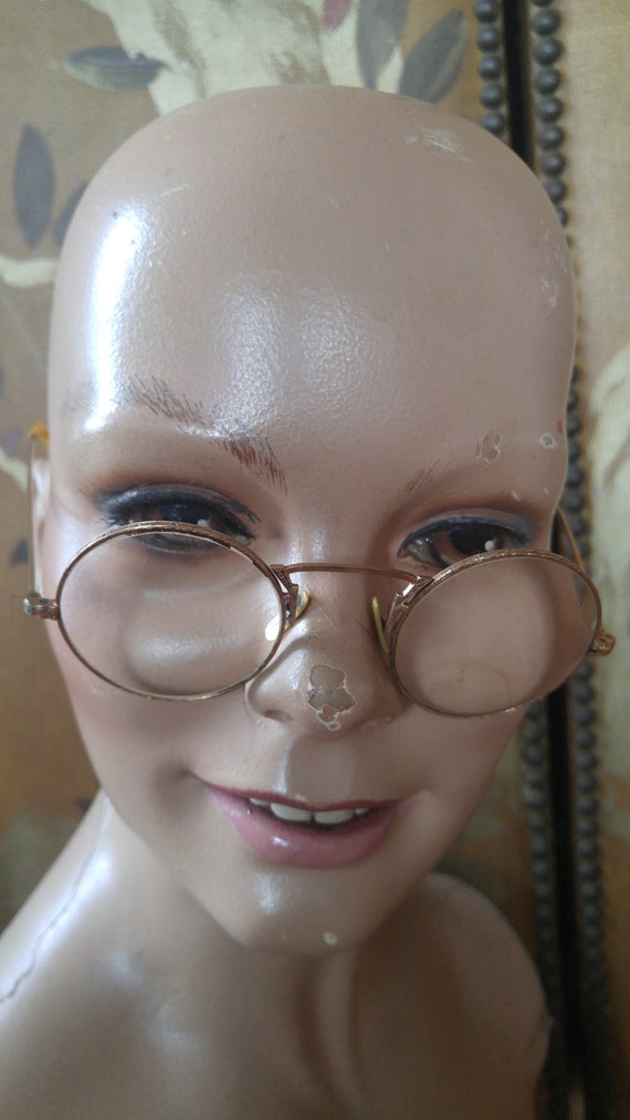 1930's Round reading spectacles by Shuron