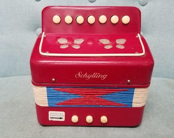 1960s children's musical accordion by Schylling