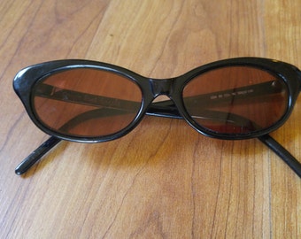 60s black cats eye prescription sunglasses by Giorgio Sant' Angelo