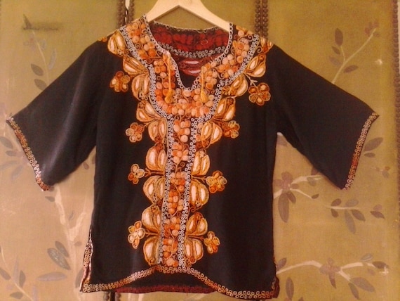 70s rare embroidered Afghan / Palestinian / Bedoui