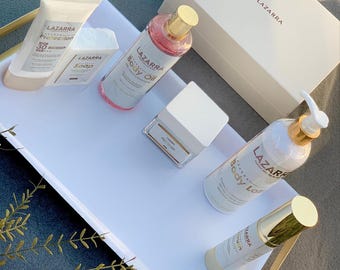 LAZARRA Luxury Bath Body Gift Set | Self Care Home Spa Collection