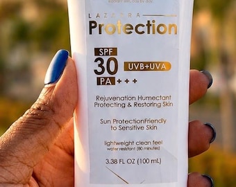 LAZARRA SPF 30 Sunscreen | Broad Spectrum Hydrating Face Protection (100ml)