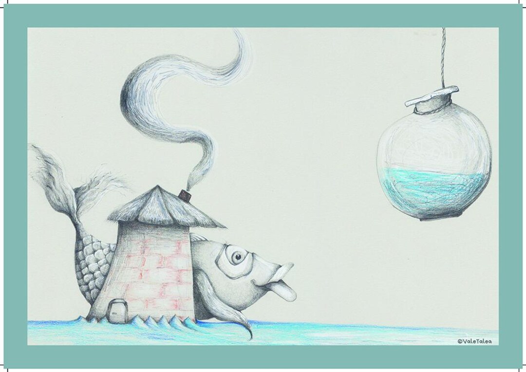 Fish Out of Water Printable Poster – Digital Download Wall Art - Etsy