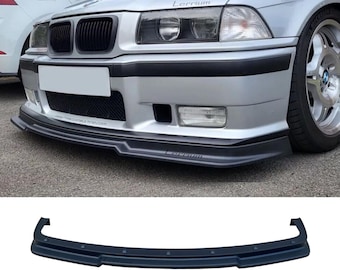 Alerón delantero de plástico ABS texturizado para BMW E36 M3, divisor delantero E36 M3