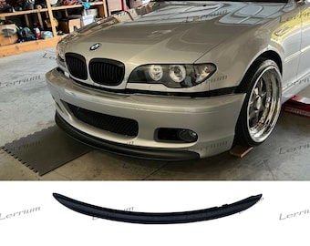 Alerón divisor delantero de plástico texturizado Mtech 2 para BMW E46, borde delantero ZHP para BMW E46