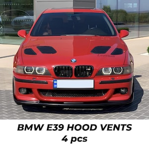 Prese d'aria per cofano BMW E39 NON ventilate, set di 4 pezzi in plastica ABS