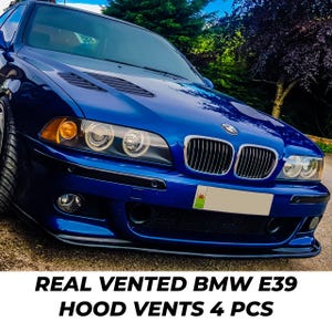 Rejillas de ventilación para capó BMW E39, juego de 4 unidades de plástico ABS
