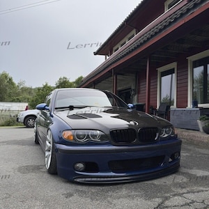 BMW E46 Mtech II Front Lip Spoiler csl abs plastic