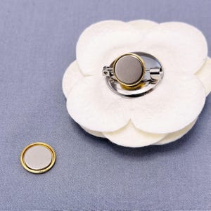 4-pack Magnetic Brooch Converter - No Hole Pin Holder for Lapel Pin and ...
