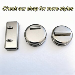 4-pack Magnetic Brooch Converter - No Hole Pin Holder for Lapel Pin and ...