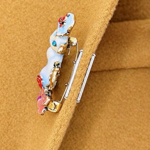 4-Pack Heavy-Duty Magnetic Brooch Converter for Large, Heavy & Oversized Brooches, Vintage Statement Brooch Holder, Brooch Fabric Saver