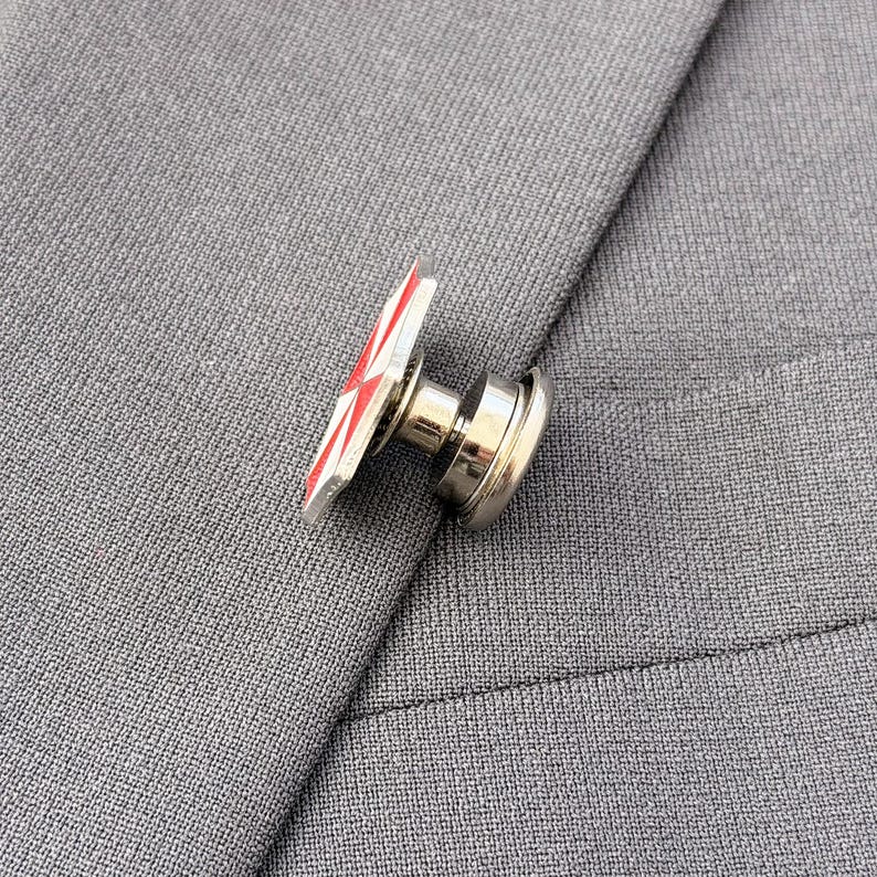 Lapel Pin Reverse 4-pack Magnetic Lapel Pin Converter - Damage-free Clothing Protector ...