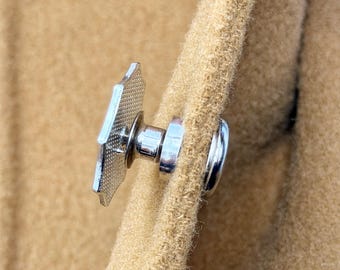 4-Pack Magnetic Lapel Pin Converter - Damage-Free Clothing Protector for Butterfly Clutch Badges and Lapel Pins, Seacure Hold