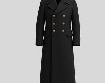 Sheepskin Collar Military Greatcoats - Etsy