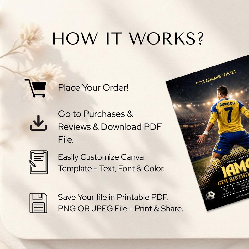 Ronaldo CR7 Al nassr invitation