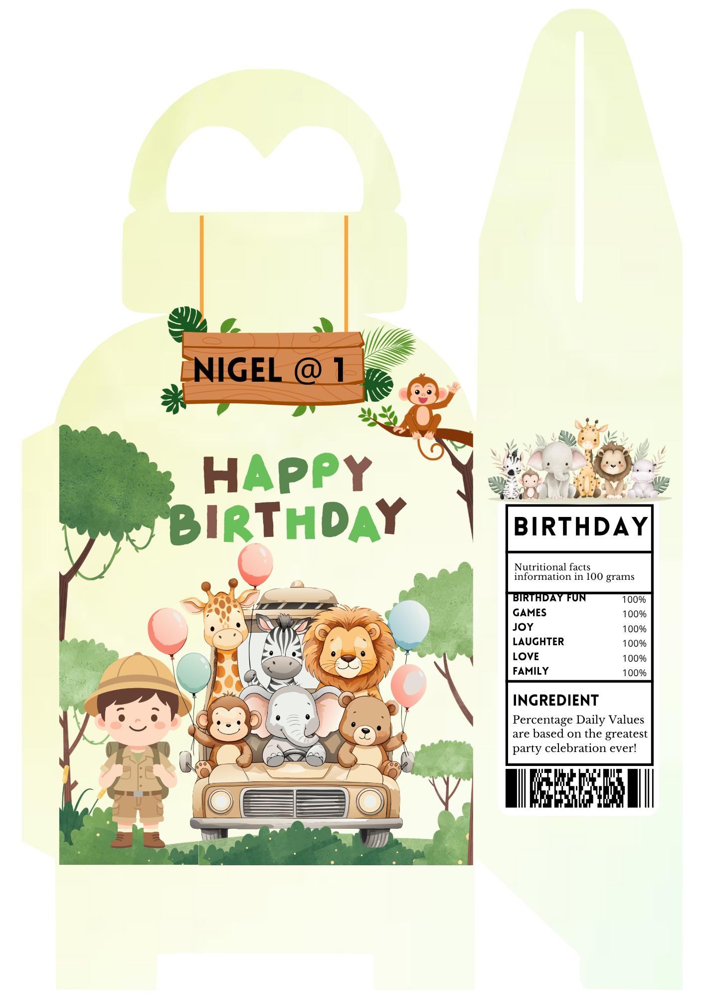 Editable ARC Gable Box Template | Birthday & Baptism Favor Box (canva ...