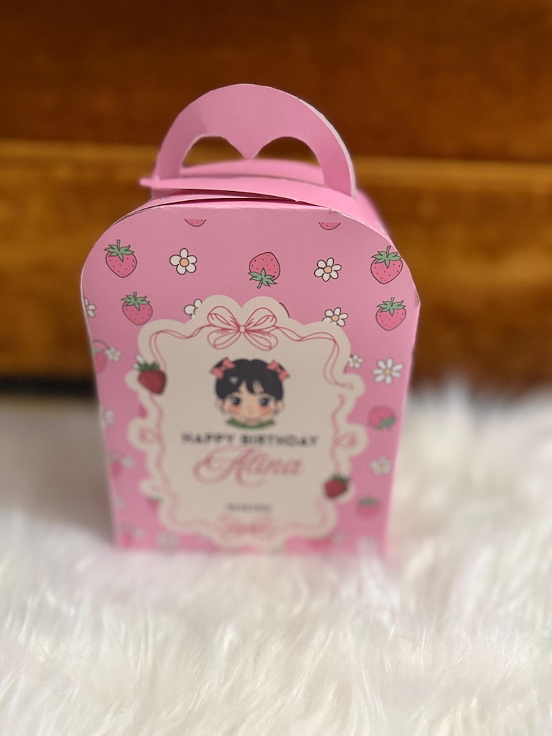 Editable ARC Gable Box Template | Birthday & Baptism Favor Box (canva ...