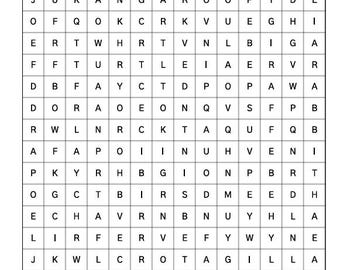 Fun Word Search Bundle for Adults & Kids, Animals, Food and Drink, Colours and More! Printable Puzzle Pack