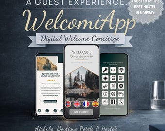 Interactive Airbnb Digital Welcome Book – Customizable Host Guide (Digital Download)