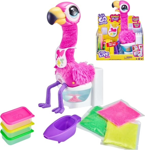 【Little Live Pets 】 リトルライブペット サプライズフラミンゴ LITTLE LIVE PETS Gotta Go Flamingo Singing Wiggling and Pooping