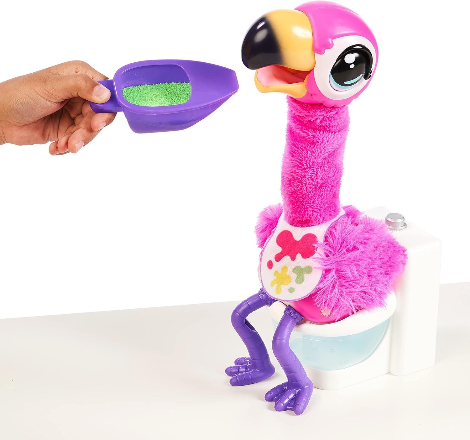 LITTLE LIVE PETS Gotta Go Flamingo Singing Wiggling and Pooping