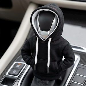 Funda para palanca de cambios con capucha, decoración para el interior del coche, regalo para amantes de los coches, ajuste universal.