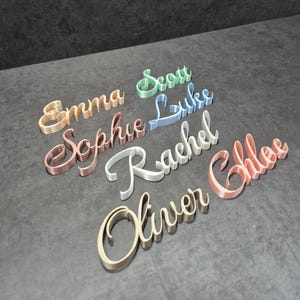 Personalised Wedding Place Names, Luxury 3D Guest Name Signs | Wedding Table Decor & Keepsake Favours
