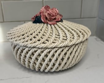 Ceramic Woven Basket Made in Spain
